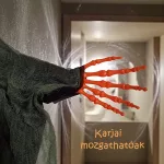 Felakasztható tök szellem, halloween dekoráció 100cm
