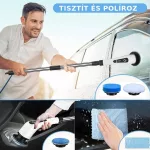 7in1 forgófejes tisztító kefe cserélhető fejekkel, akkumulátoros