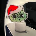 Grincs karácsonyi mécses 2db 