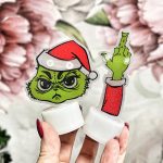 Grincs karácsonyi mécses 2db 