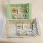 Kihúzható hűtőszekrény-tároló doboz, kosár méretezhető 