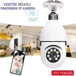 E27 mozgásérzékelős WiFi biztonsági kamera, Cloud funkcióval