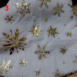 Mintás, karácsonyfatalp takaró, karácsonyfa szoknya , hófehér szőrme , műszőrme 90cm