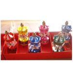 6db körhinta karácsonyi dísz, karácsonyfadísz 