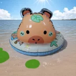 Capybara fejes, beülős úszógumi 
