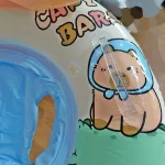 Capybara fejes, beülős úszógumi 