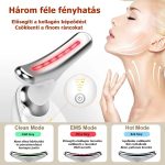Intenzív elektromos, fényterápiás, ránctalanító, arc kezelő, bőrfeszesítő ES-1081