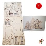 Natur fa Betlehem , karácsonyi asztali dísz , handmade, összerakható , többféle 