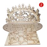 Natur fa Betlehem , karácsonyi asztali dísz , handmade, összerakható , többféle 