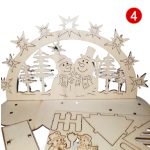 Natur fa Betlehem , karácsonyi asztali dísz , handmade, összerakható , többféle 