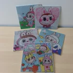 Labubu gyémántfestő gyémántszemes kirakó 30x30cm