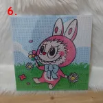 Labubu gyémántfestő gyémántszemes kirakó 30x30cm