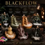 Blackflow, visszaáramló, folyékony  füstölők, ajándék füstölőkúpokkal 