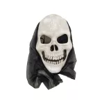Koponya, csontváz maszk, álarc Halloween -re 
