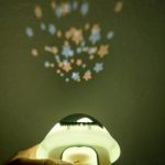 Gomba alakú éjjeli lámpa Labubu figurával , led usb