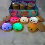 Világító szilikon squishy nagy Dumpling 