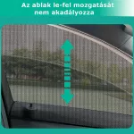 Univerzális árnyékoló és rovarháló autók hátsó oldalablakaira, 2db