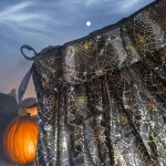 Pókháló mintás köpeny Halloween , boszorkány, varázsló palást 