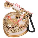 Vintage szív alakú retro telefon, zenedoboz ékszertartó