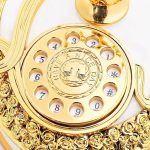 Vintage szív alakú retro telefon, zenedoboz ékszertartó