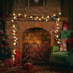 Karácsonyi fényfüzér, elemes, 2m