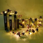 Karácsonyi fényfüzér, elemes, 2m