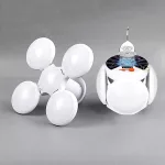 Összecsukható napelemes, LED kerti UFO lámpa, labda formájú