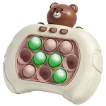 Interaktív POP IT konzol, elemes stresszoldó ügyességi, memória játék