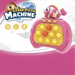 Interaktív POP IT konzol, elemes stresszoldó ügyességi, memória játék
