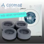 Rezgéscsillapító, zajcsökkentő talp mosógéphez, 4db-os 