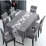 Asztalterítő + 6db székhuzat , több színben