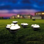 Tappancs formájú leszúrható napelemes kerti LED világítás