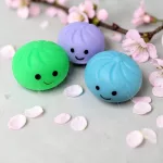 3db-os Squishy Dumpling stresszoldó játék