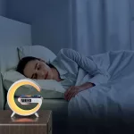 G63 mini RGB LED lámpa ébresztőórával,  Bluetooth zenelejátszó, vezeték nélküli telefontöltő