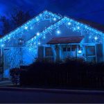 Karácsonyi jégcsap fényfüzér 25 méter, 500 LED-es