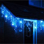 Karácsonyi jégcsap fényfüzér 25 méter, 500 LED-es