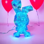 Tükör világító, LED nyuszi , 40cm Újdonság ! 