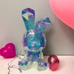 Tükör világító, LED nyuszi , 40cm Újdonság ! 