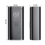 Hordozható digitális autós kompresszor és powerbank LED fénnyel