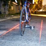 Lézeres bicikli hátsó lámpa