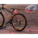 Lézeres bicikli hátsó lámpa