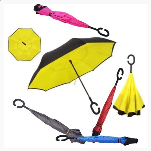 Duplarétegű, fordított esernyő 
