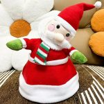 Elektromos karácsonyi sapka, éneklő táncoló mikulás rénszarvas hóember Led-es