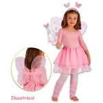 Pillangó, lepke, világító tündér jelmez 4db-os 