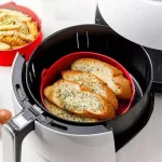 Szilikon sütőedény Air Fryer , sütőforma meleglevegős fritőzhöz, sütéshez