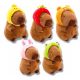 Capybara plüss sapkában 25cm