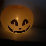 6db világító Halloween tök lufi 