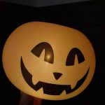 6db világító Halloween tök lufi 