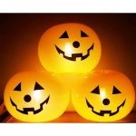 6db világító Halloween tök lufi 