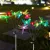 Napelemes kerti LED lámpa, 6 ágú díszvilágítás, világító állatfigurákkal, 2 db